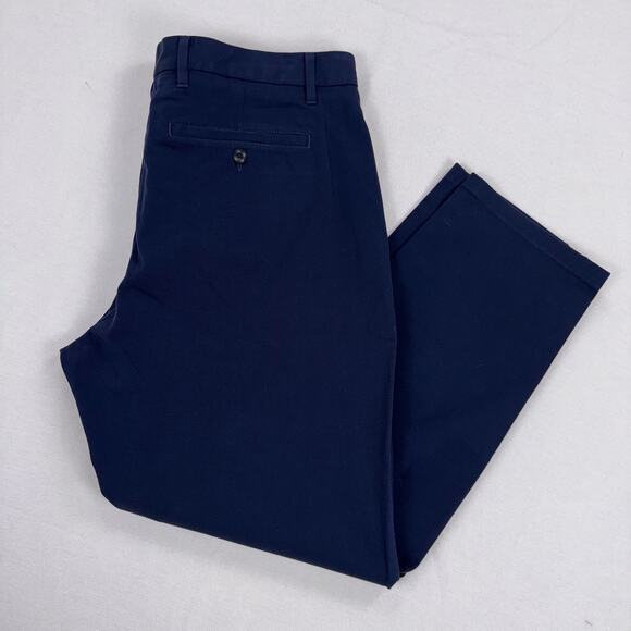 Everlane Uniform Mens Straight Leg Chino Pant 35 x 28 Navy Blue - Picture 2 of 14
